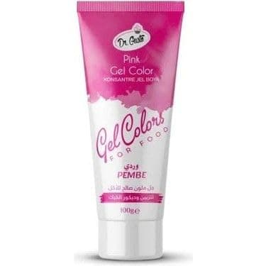 Dr.Gusto Jel Gıda Boyası 100 Gr Tüp Pembe