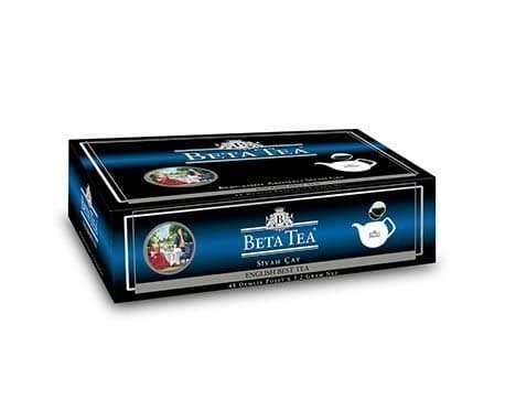 Beta Tea English Best Demlik Poşet 48 Adet (Seylan Çayı - Ceylon Tea) (Earl Grey - Bergamot - Tomurcuk Çayı)