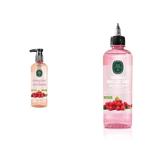 Eyüp Sabri Tuncer Frambuazli Sirke Süper Şampuan 500 Ml Pet ŞişexEyüp Sabri Tuncer Frambuazli Sirke & Saç Toniği 500 Ml Pet Şişe
