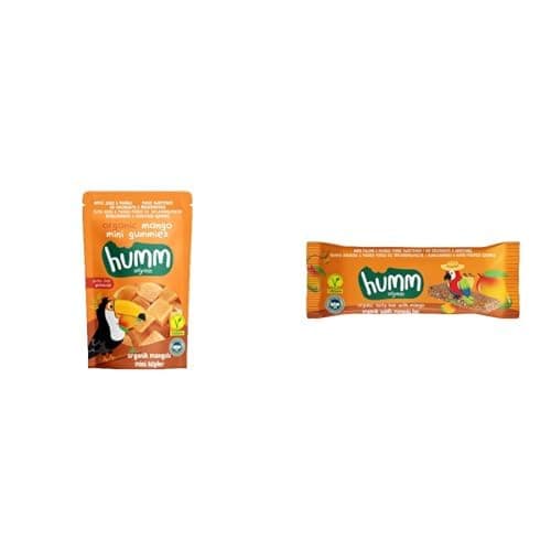 Organik Vegan Mangolu Meyveli Küp & Yulaf Bar Atıştırmalık Paketi - 6 adet (2 çeşit)