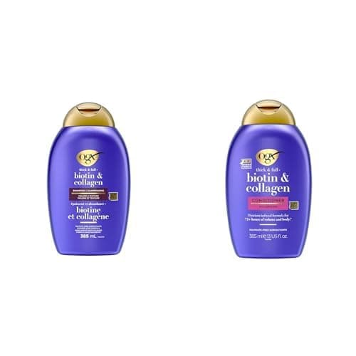 OGX Biotin & Collagen Shampoo 385ml + Conditioner 385ml (2’li Set)