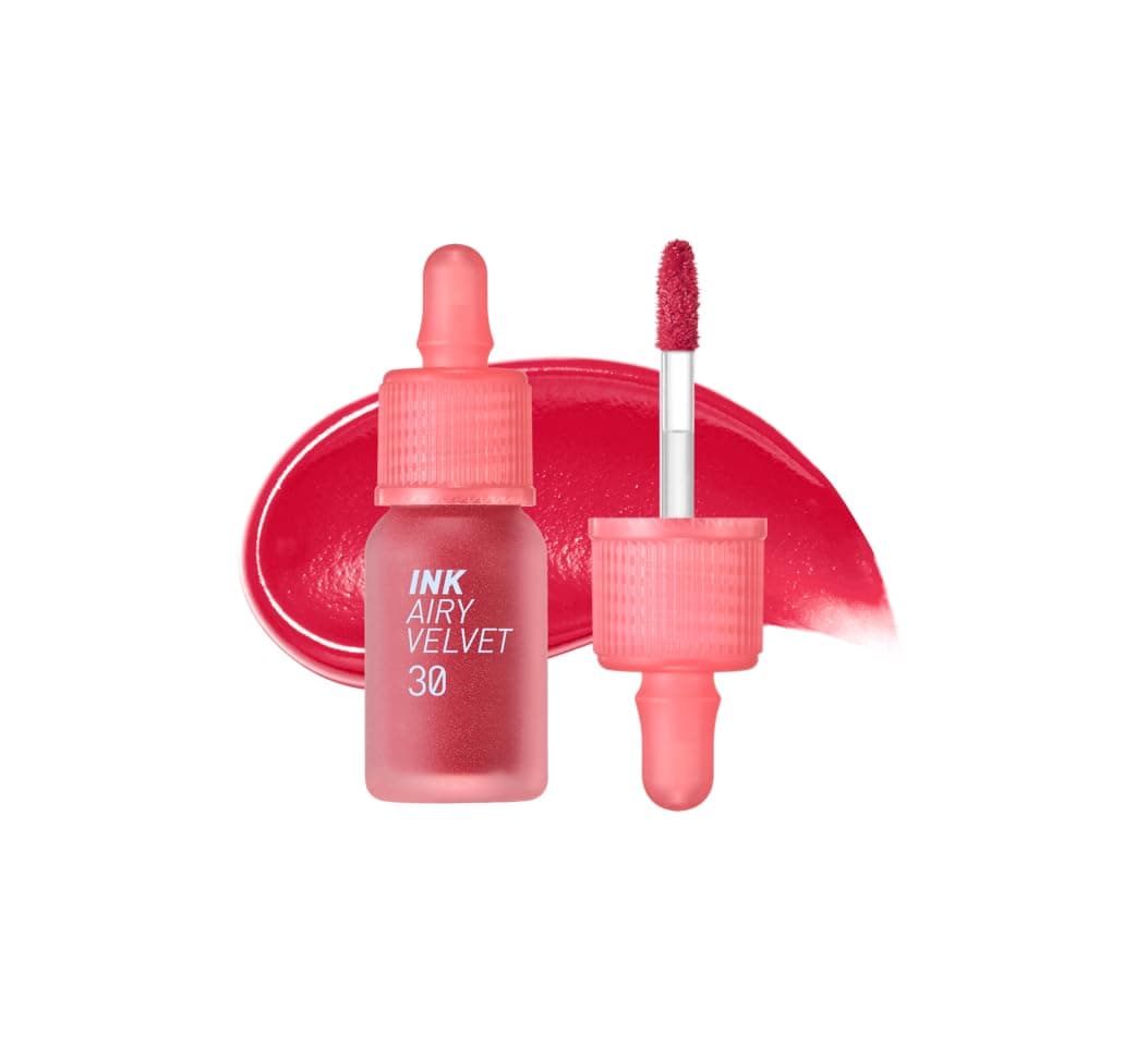 Peripera Uzun Süre Kalıcı ve Hafif Formüllü, Kadife Bitişli Tint Peripera Ink Airy Velvet (30 Wake Up Cherry)