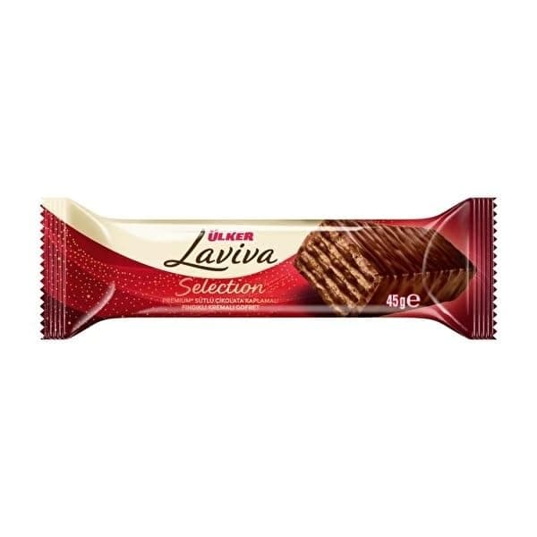 ÜLKER Laviva Selection Sütlü Çikolatalı Gofret, 35 Gr