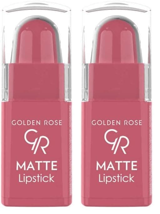 Golden Rose Matte Lipstick (Mini) No:07 - Ruj 2li paket