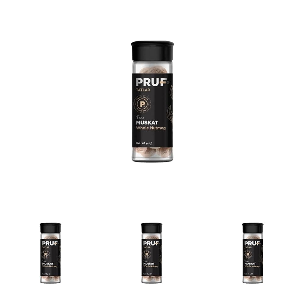 Pruf Muskat Tane 40 Gr. Cam Şişe (4 paketi)