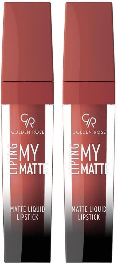 Golden Rose Liping My Matte Likit Ruj No: 20 - Suya Dayanıklı Ultra Mat Ruj (2 paketi)