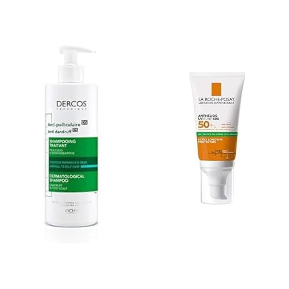 Uzman Cilt ve Saç Bakım Seti: La Roche-Posay Anthelios Yüz Güneş Kremi 50 ml + Dercos Kepek Karşıtı Şampuan 390 ml