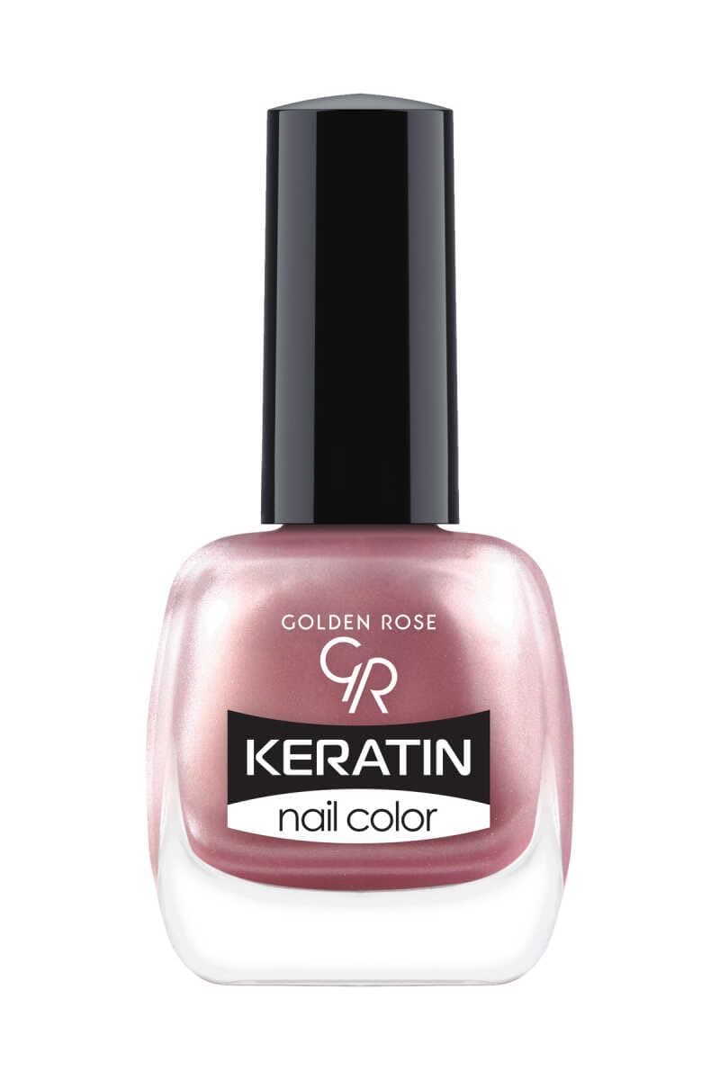 Golden Rose Keratin Nail Color No: 136 - Keratin İçerikli Güçlendirici Parlak Oje