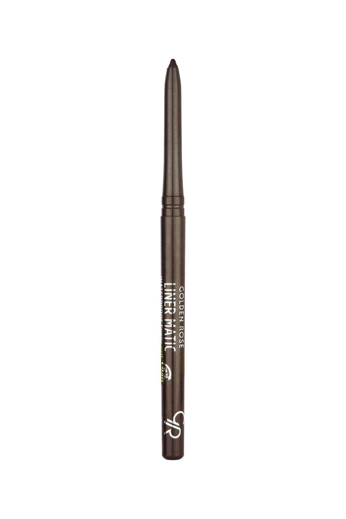 GOLDEN ROSE Liner Matic Waterproof Eyepencil - Suya Dayanıklı Göz Kalemi No:202 Bistre Brown