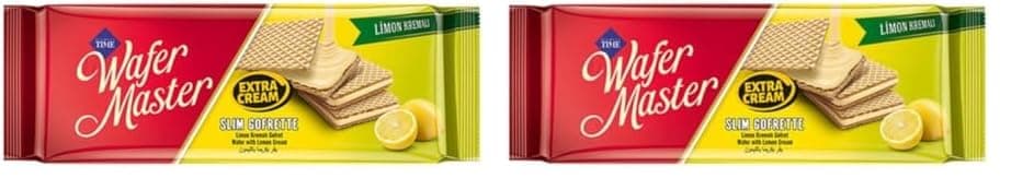 Çizmeci Wafer Master Slim Limonlu Gofrette 128g 2li paket