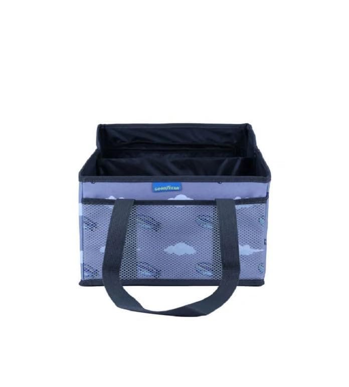 Goodyear Oto Bagaj Organizer Çocuk, 30 cm x 26 cm x 26 cm Boyut, Gri