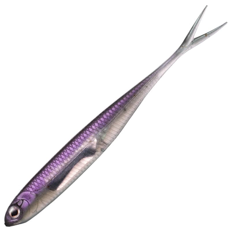 Fish Arrow Flash-J Split SW 4" (5 adet/paket) #122 Chameleon purple/silver Olta