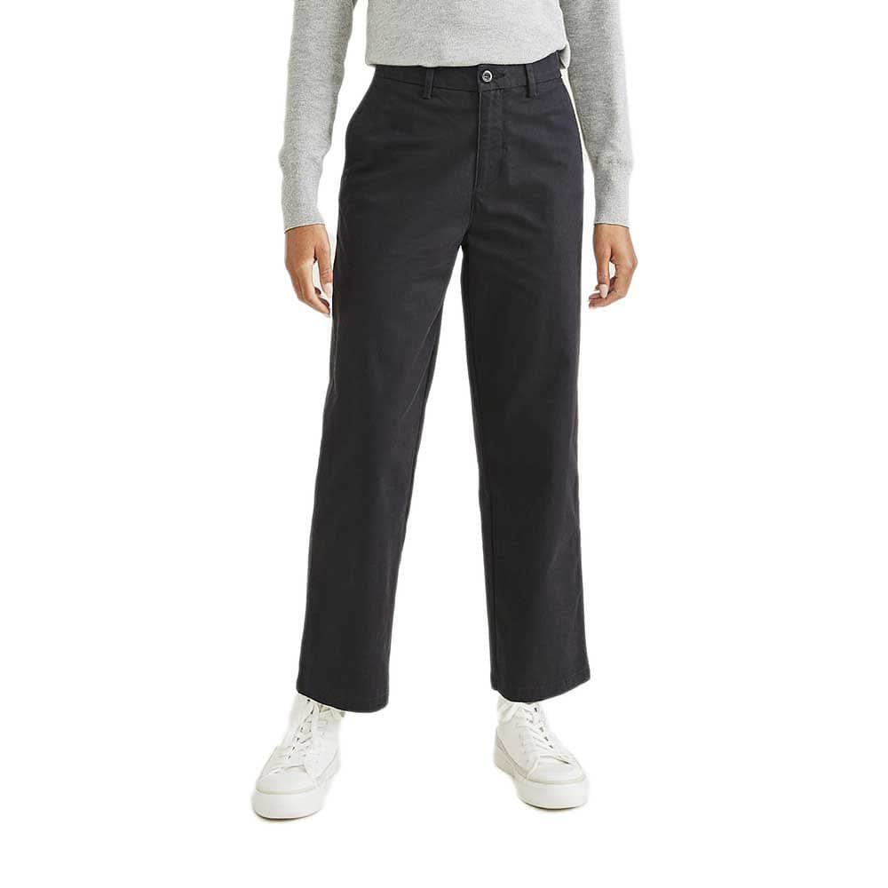 High Waist Weekend Chino Straight Fit Pantolon Pantolon Kadın