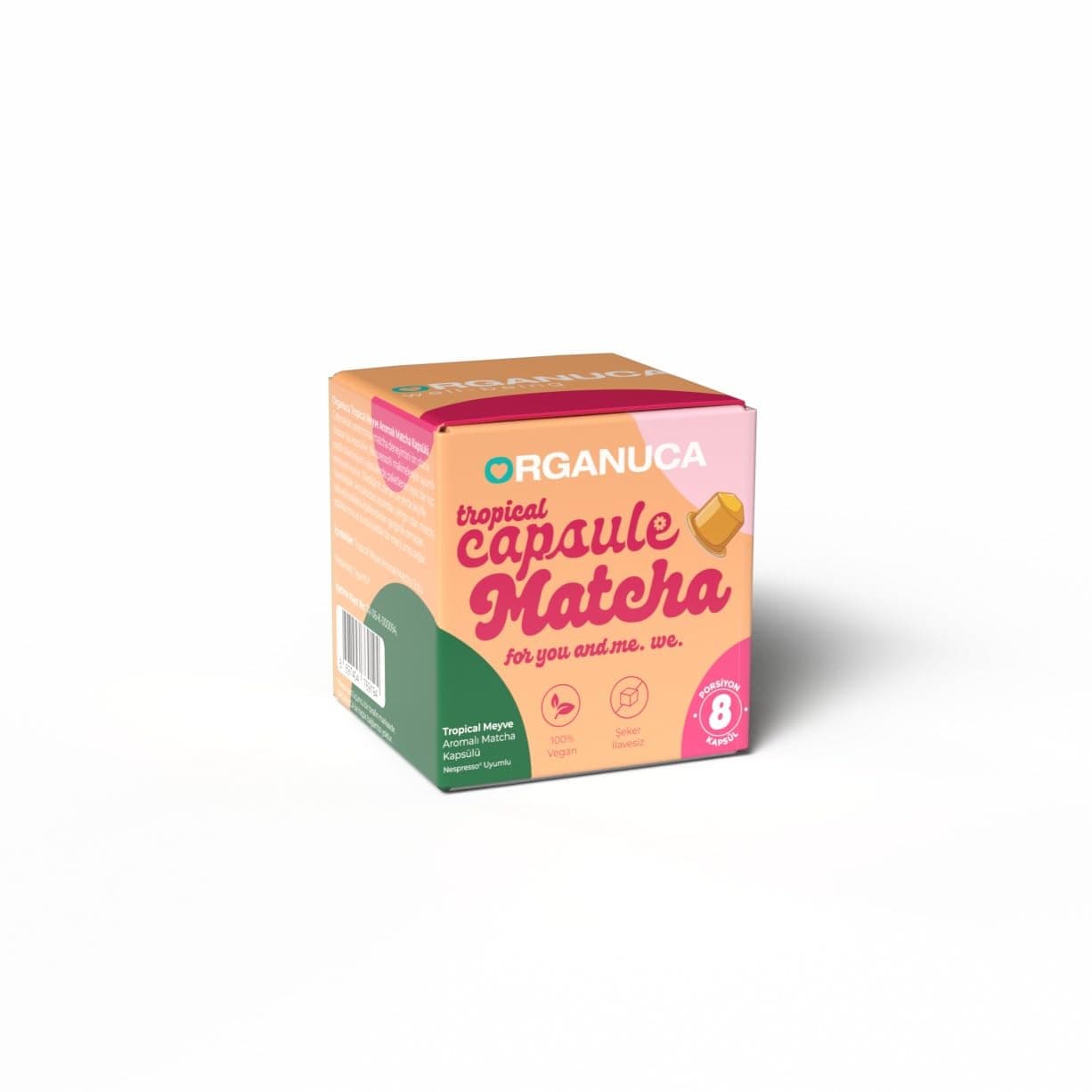 Organuca Tropical Capsule Matcha - 8 Kapsül