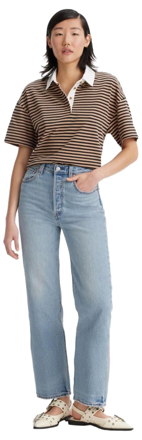 Levi's Ribcage Straight Jeans Kot Pantolon Kadın