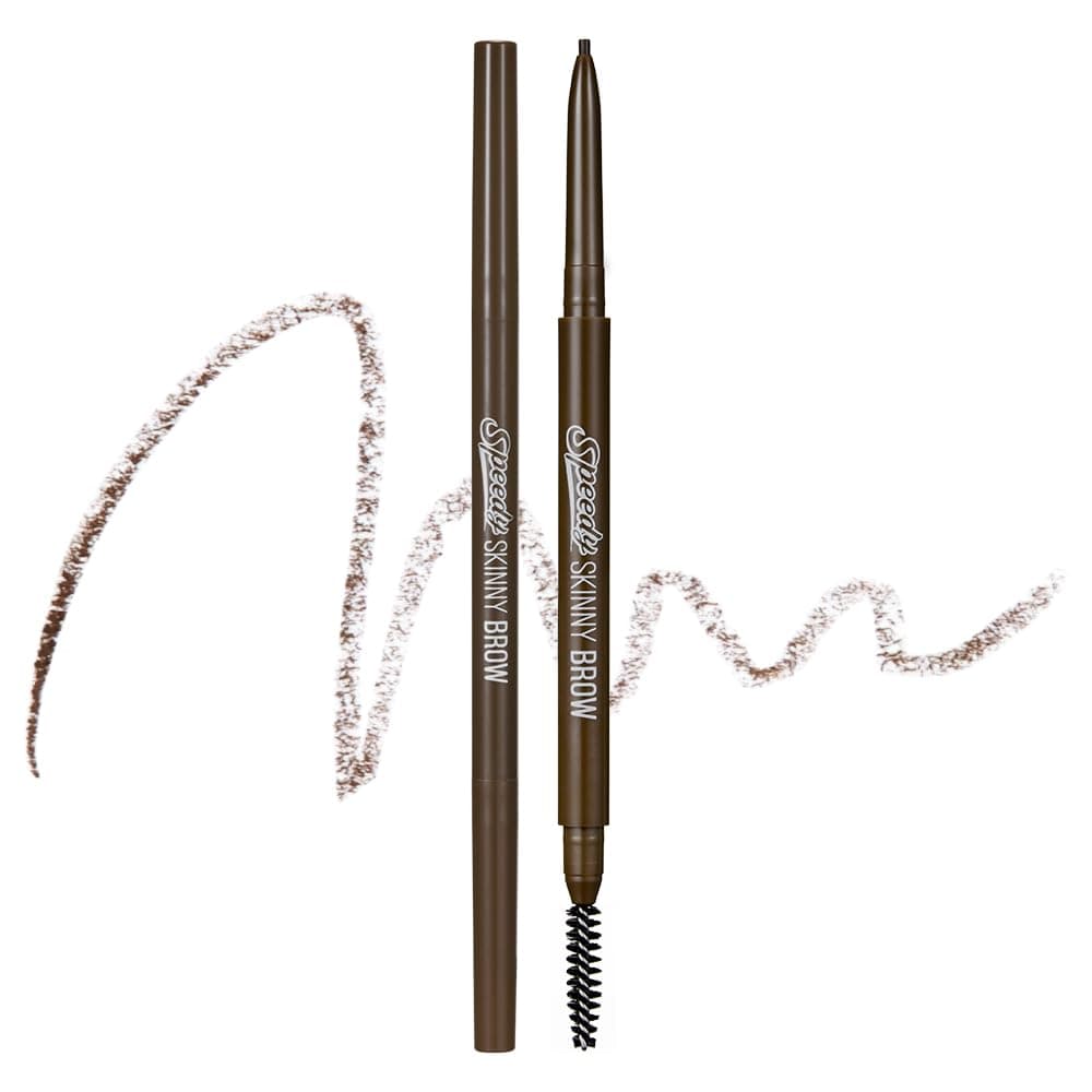 PERIPERA Ultra İnce Uçlu, Doğal Görünüm Veren Kaş Kalemi Speedy Skinny Brow (3 Natural Brown)