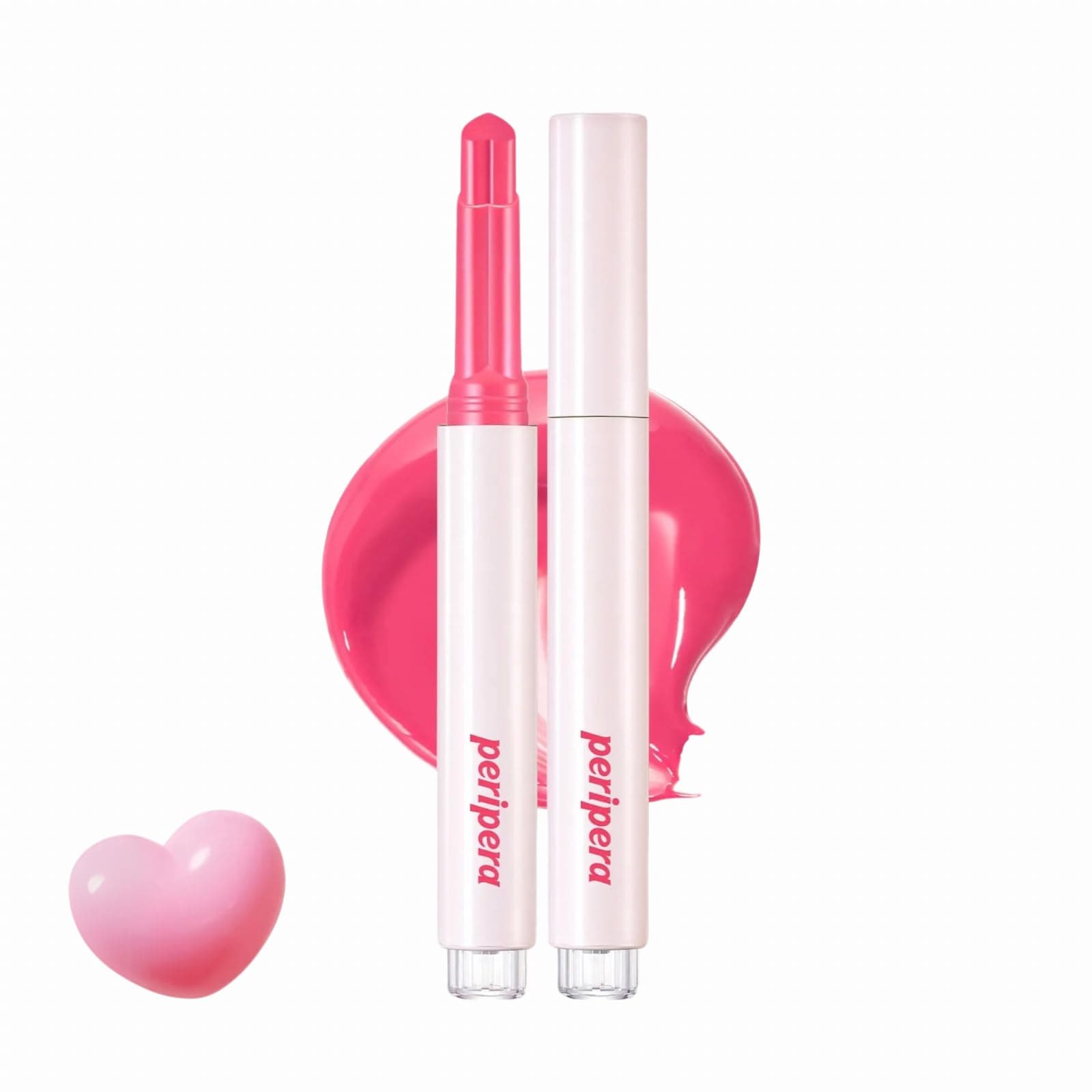 Peripera Yoğun Nemlendirici, Parlak Bitişli Balm Peripera Heart Jam Glow Lip (5 Berry Coke)