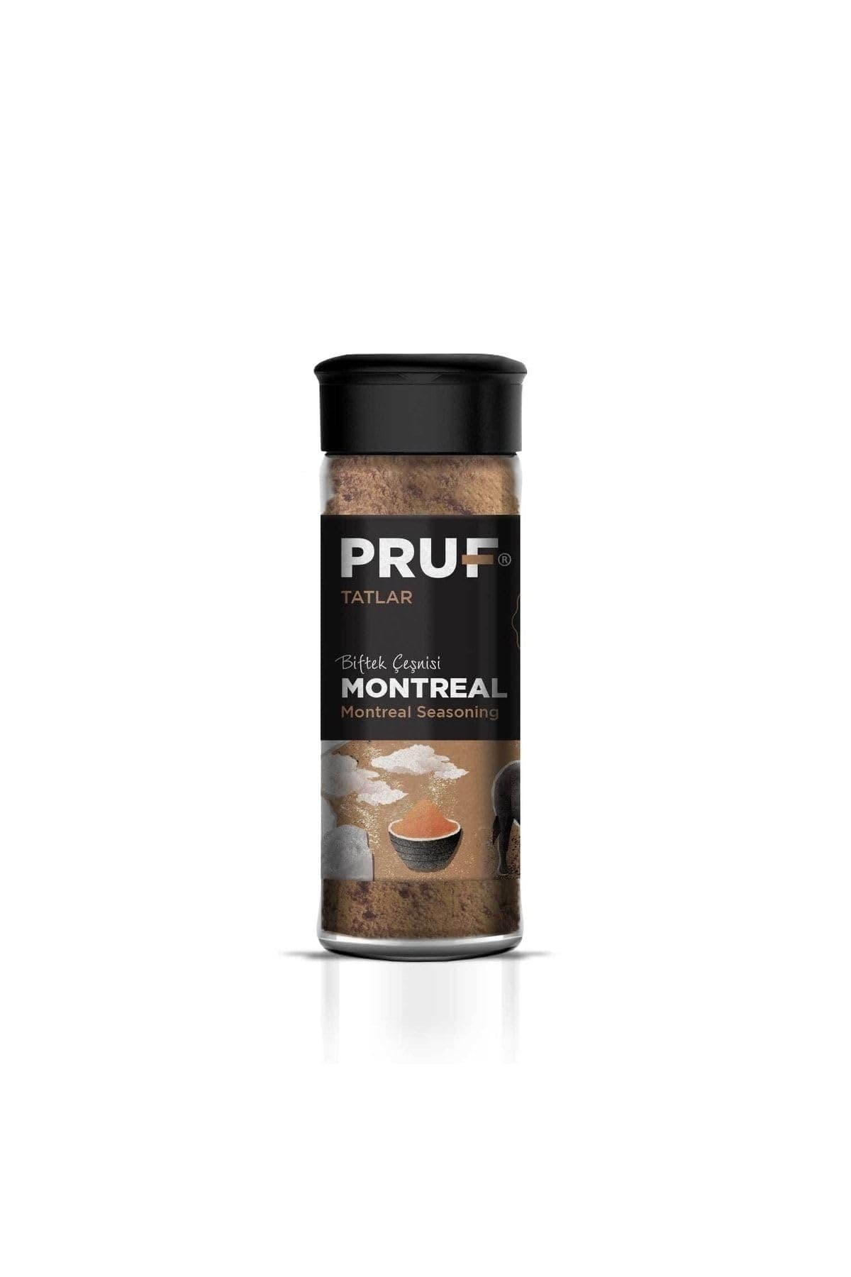 Pruf Montreal Biftek Çeşnisi / Montreal Seasoning 40 Gr. Sağlıklı Cam Şişe
