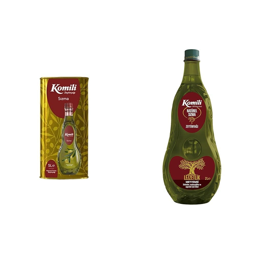 Komili Sızma Zeytinyağı, 5 Lt ve Natürel Sızma Zeytinyağı, 2 Lt