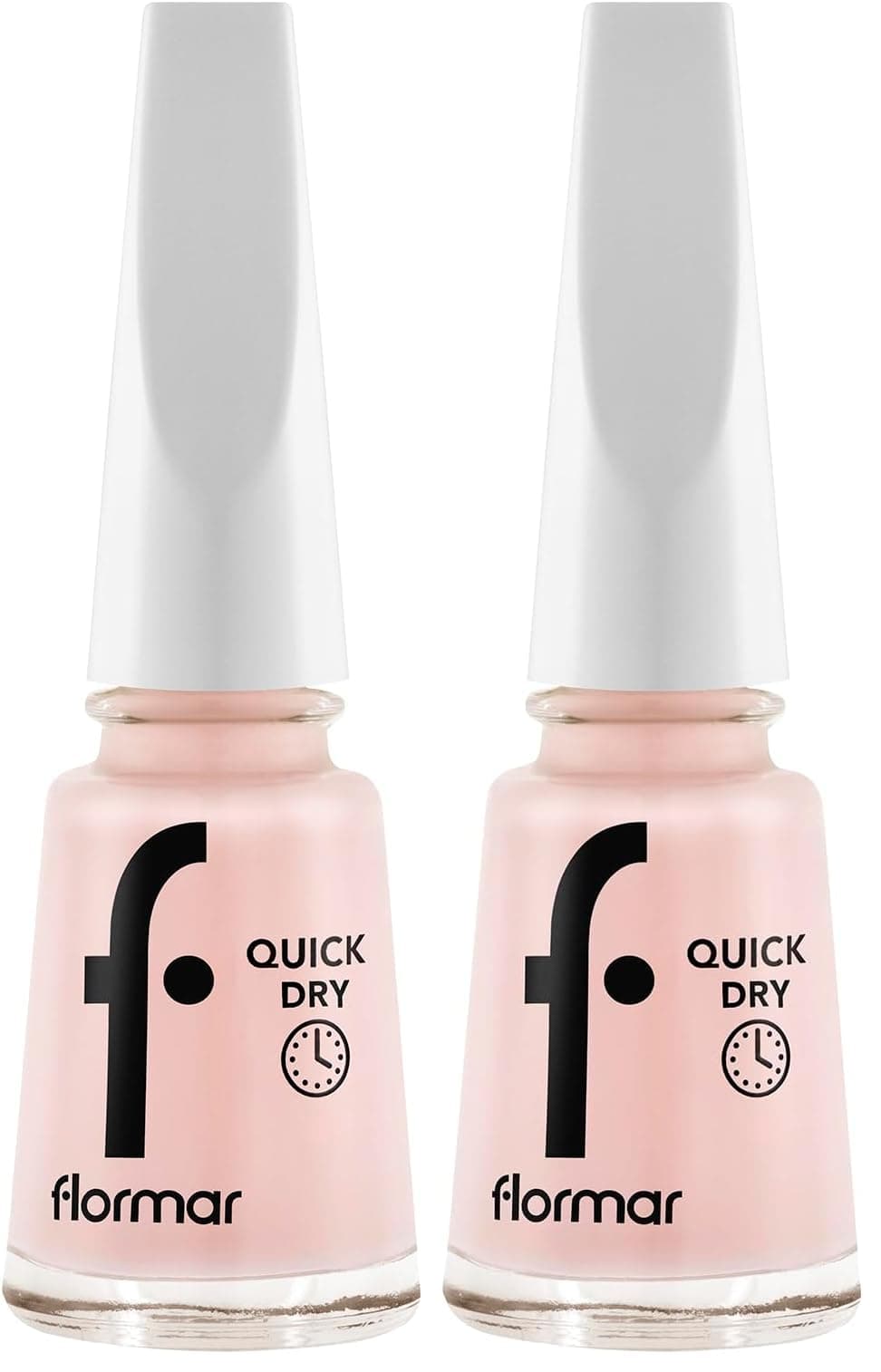 Flormar Quick Dry Qne 02 Soft Pink New (2 paketi)