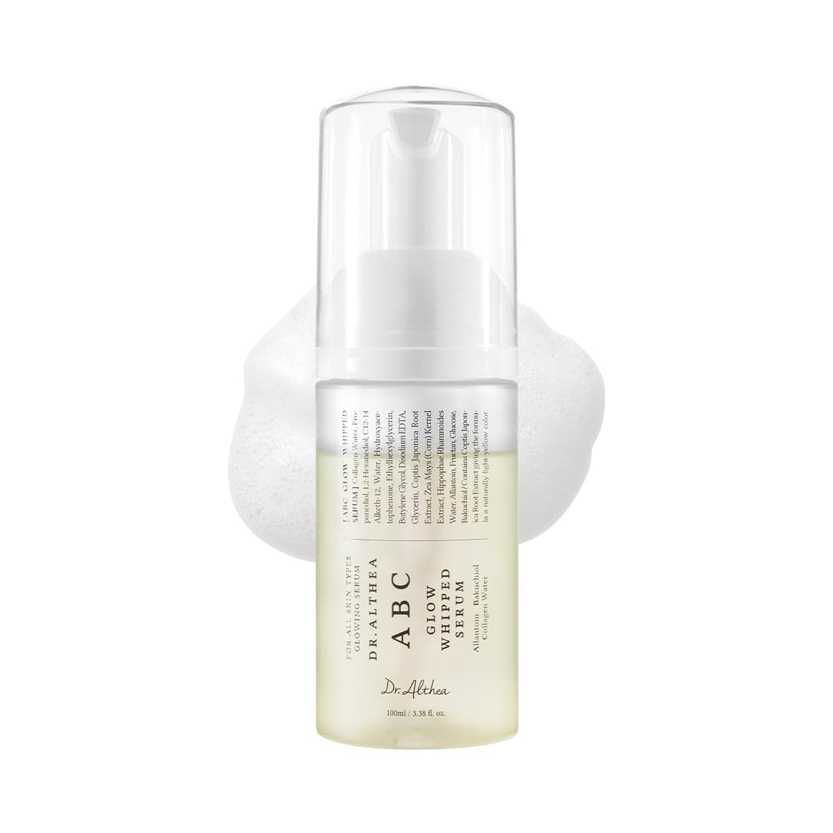 Dr. Althea ABC Glow Whipped Serum | Aydınlatıcı Bakuchiol Collagen Vitamin Tree Water 3in1 Serum 100 ml