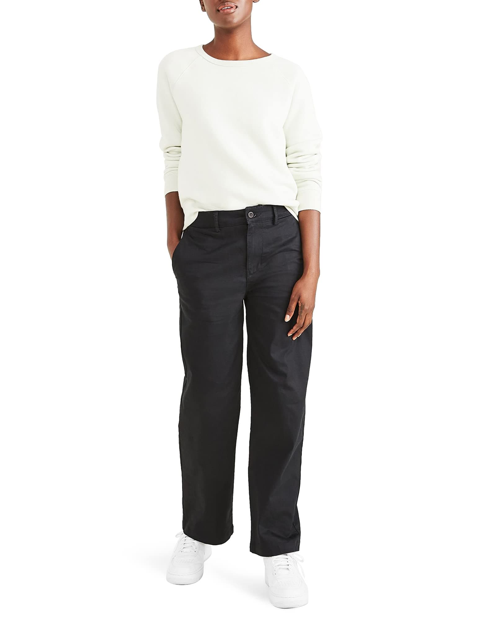 dockers High Waist Chino Pantolon Kadın
