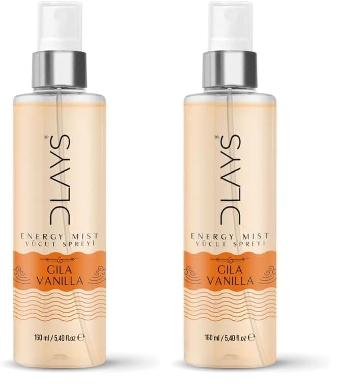 Dlays Gila Vanilla Energy Mist 160 ml Kadın Vücut Spreyi (2 paketi)