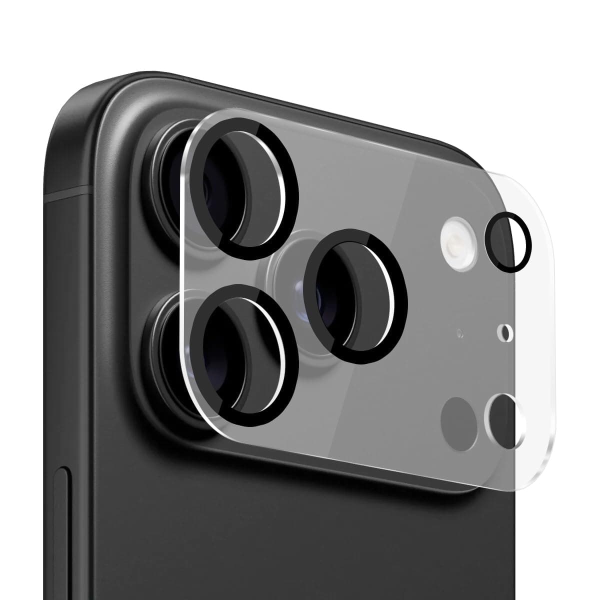 Buff iPhone Kamera Lens Koruyucu Şeffaf 9H Sert Temperli Cam (iPhone 17 Pro)
