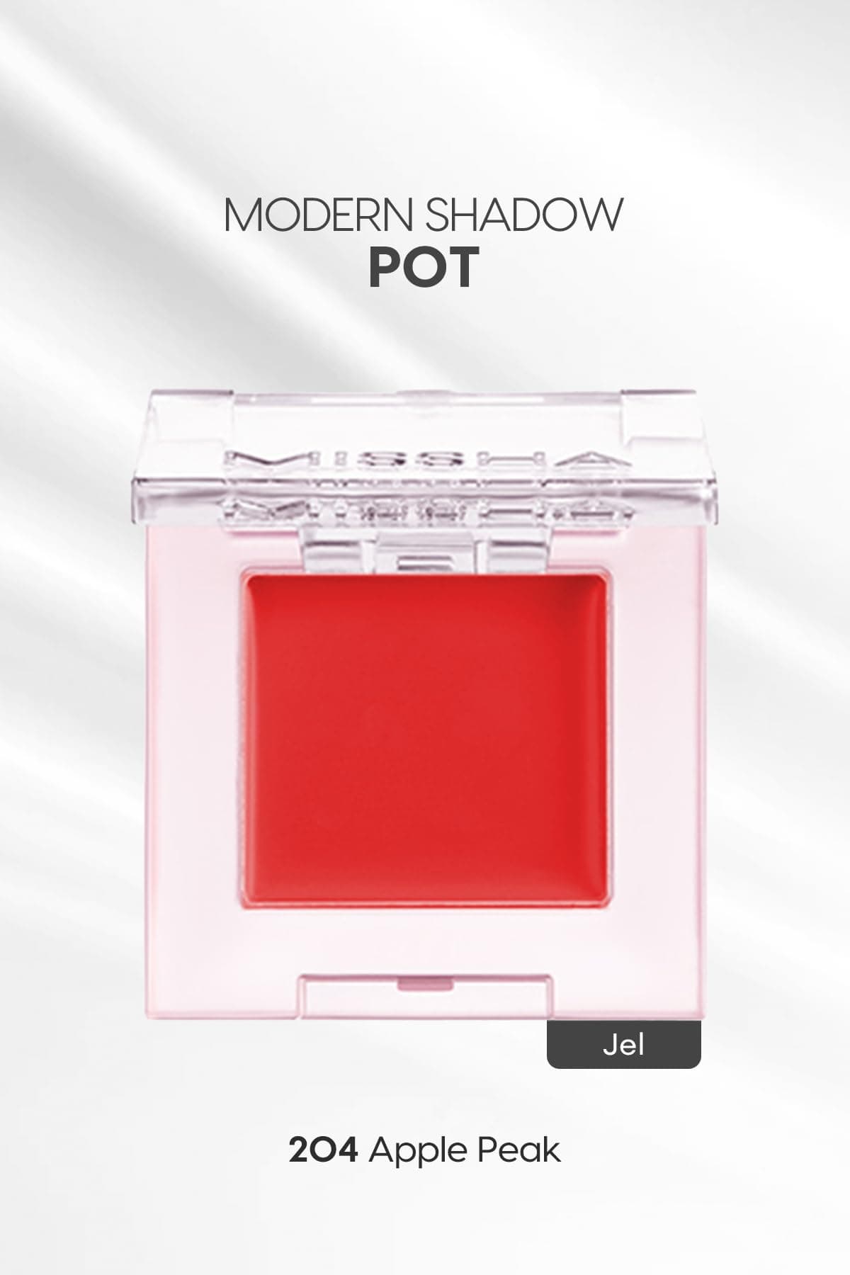 MISSHA Parlak Jel Dokulu Tekli Göz Farı Modern Shadow Pot (204 Apple Peak) 204 Apple Peak