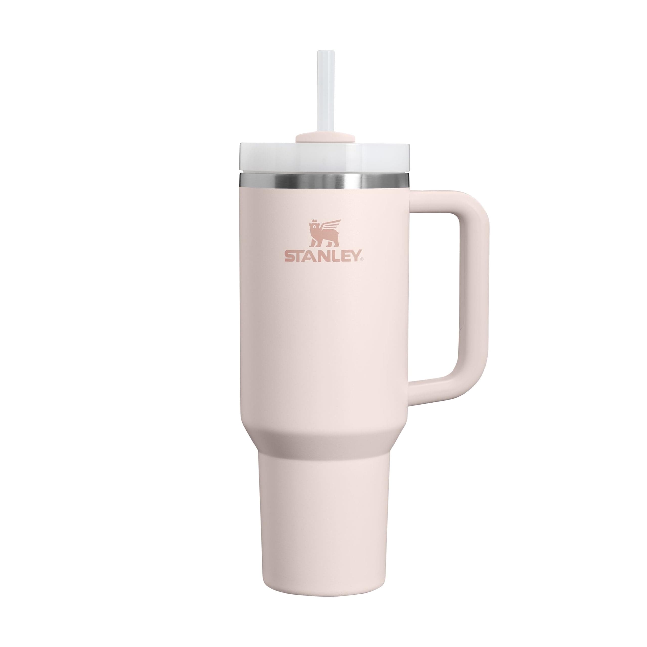 STANLEY Quencher H2.0 FlowState Pipetli Termos Bardak 1.18 Litre - Pembe Kuvars (Rose Quartz) | Paslanmaz Çelik