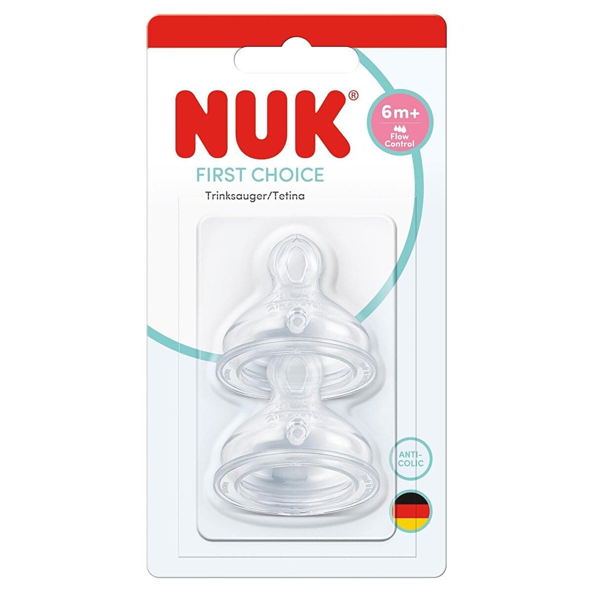 NUK First Choice Silikon Biberon emziği, FC