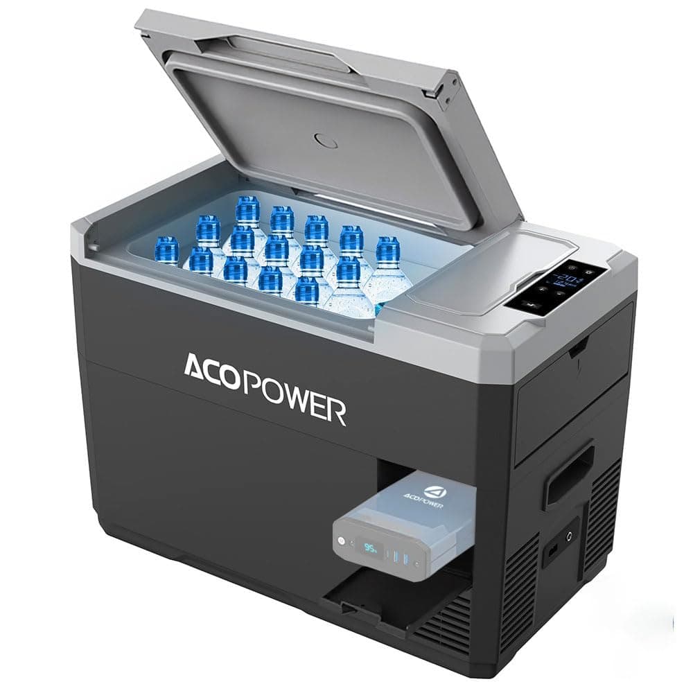 Acopower V28 12/24/220Volt 28Litre Kompresörlü Outdoor Oto Buzdolabı (Akü Dahil Değildir)