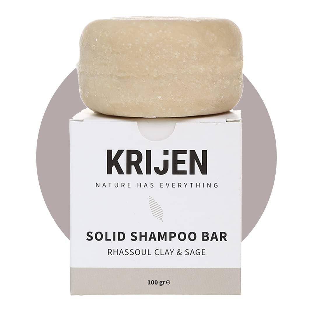 Krijen Rhassoul Kili & Adaçayı Katı Şampuan 100 gr