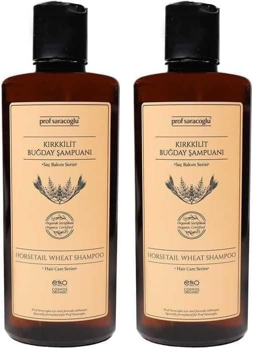 Prof Saracoglu Organik Kırkkilit ve Buğday Şampuanı 350ml (2 paketi)