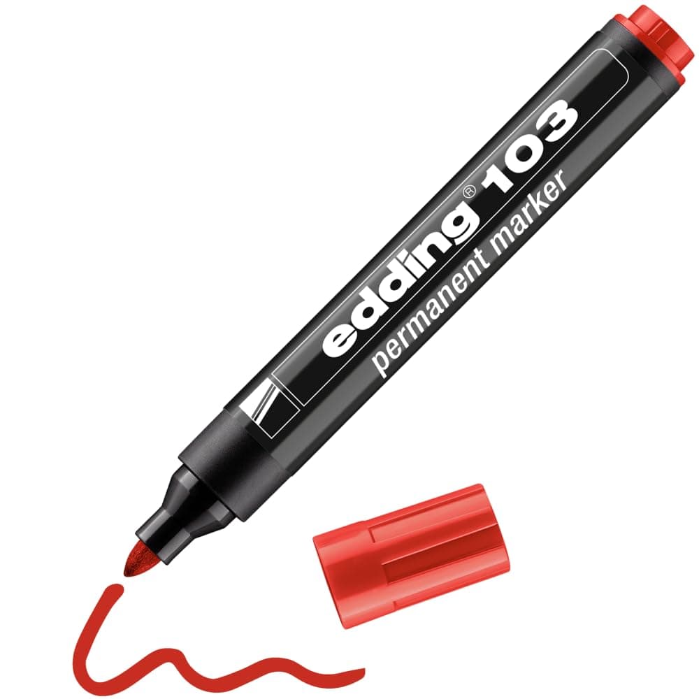 Edding 103 Permanent Markör Kırmızı
