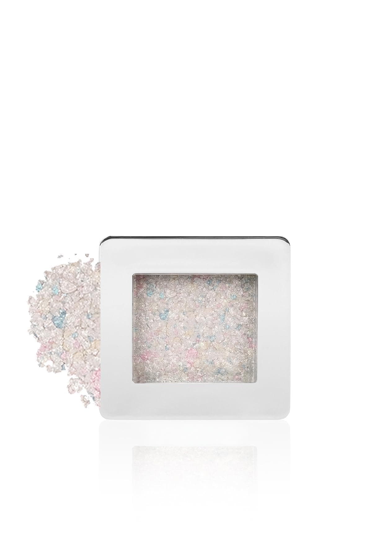 Mücevher Parlaklığında Yoğun Pigmentli Tekli Far Glitter Bomb Eyeshadow 08 Ice Crystal Gleam