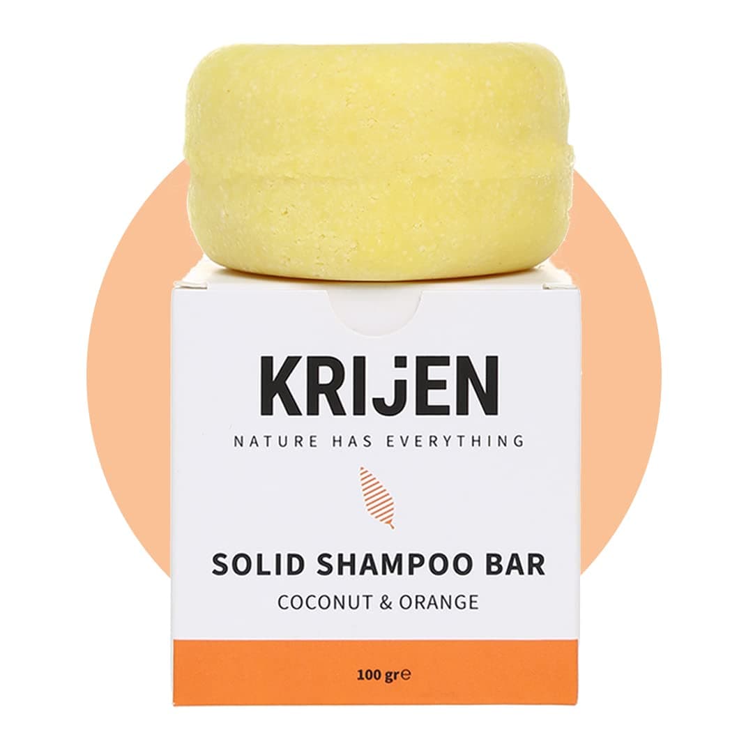 Krijen Hindistan Cevizi & Portakal Kabuğu Katı Şampuan 100 Gr