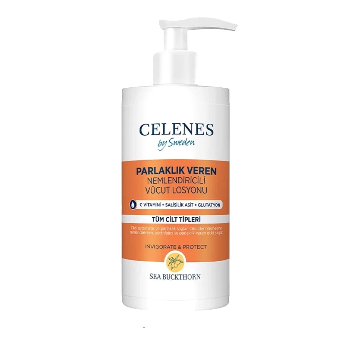 Celenes Sea Buckthorn Vücut Losyonu Tüm Cilt Tipleri (200 ml)