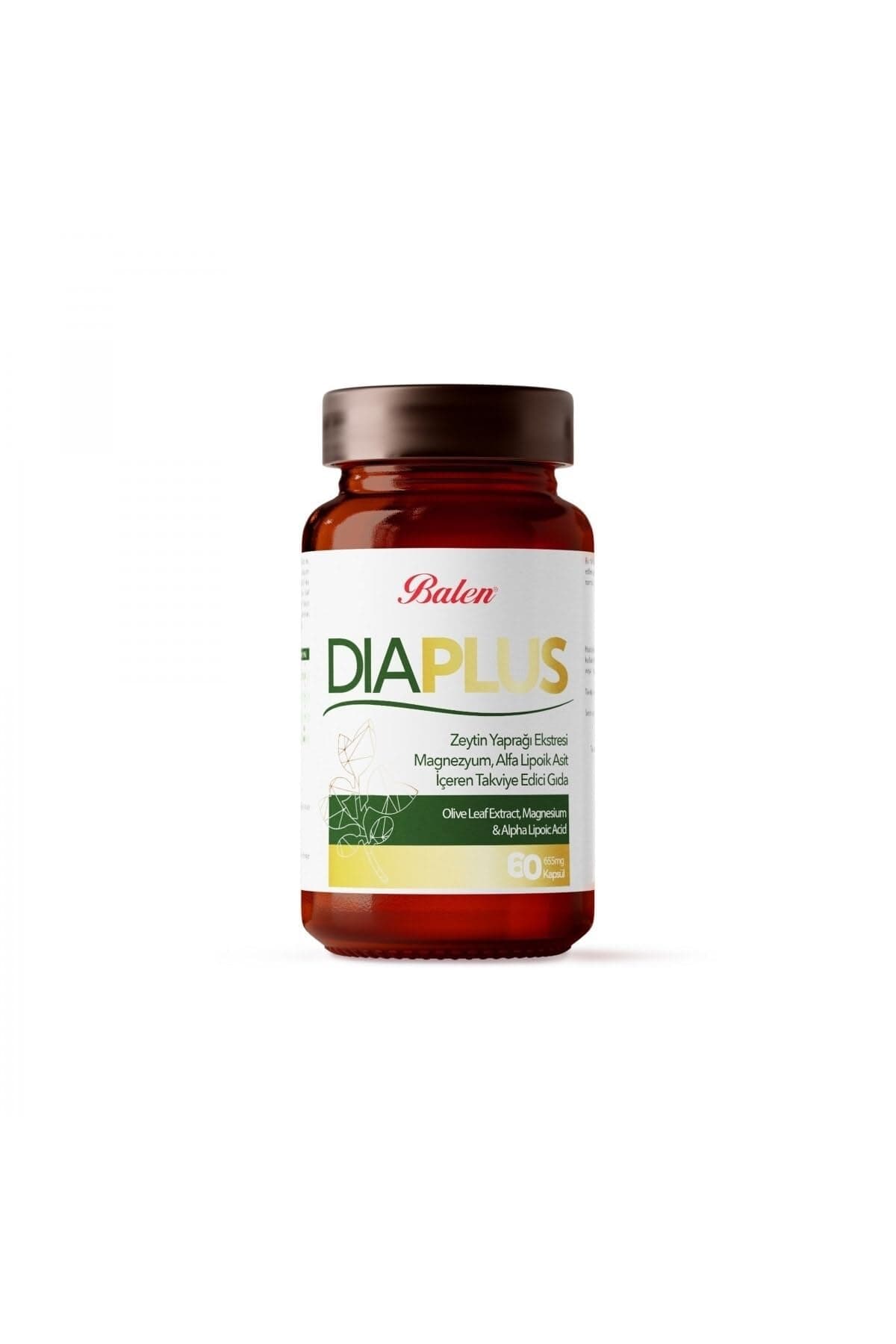 Dia Plus Zeytin Yap. Magnezyum & Alfa Kapsül 655 Mg *60 Kapsül