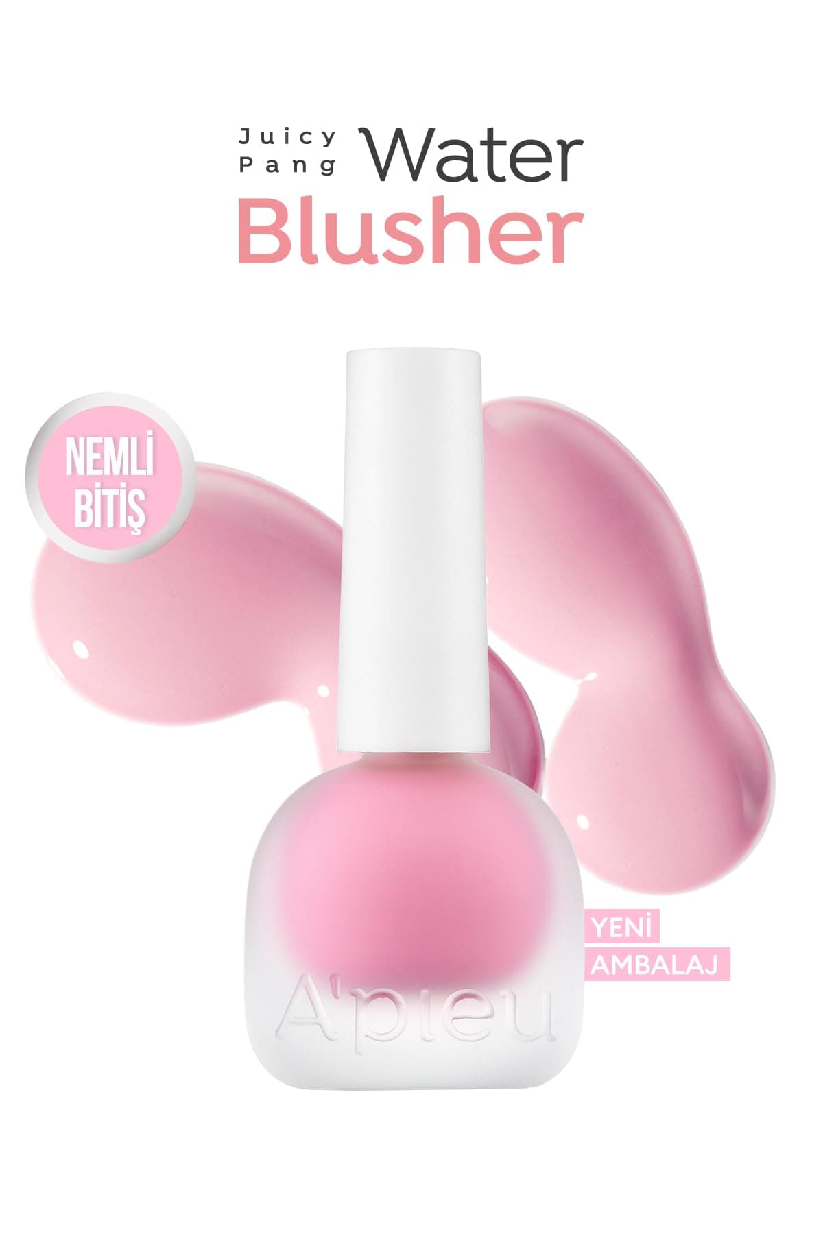 MISSHA Meyve Özlü, Nemli Ve Parlak Bitişli, Doğal Görünümlü Likit Allık Apıeu Juicy-Pang Water Blusher Pk05 Pk05