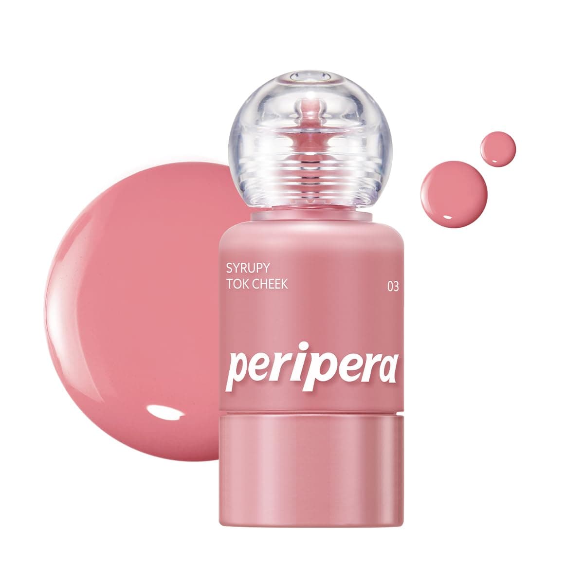 Peripera İnce Yapılı, Ciltle Bütünleşen, Pigmentli Likit Allık Syrupy Tok Cheek (03FriendshipMauve)