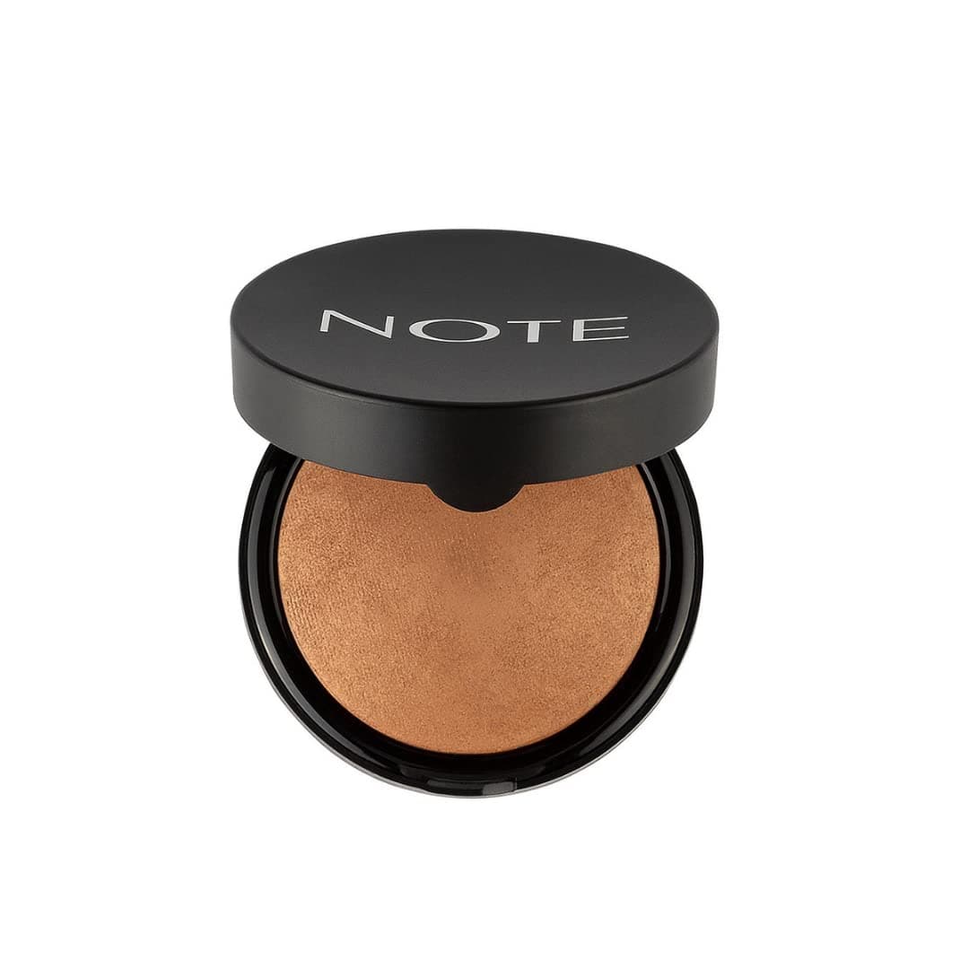 Note Cosmetics Baked Blusher 05 Mocha Taste Işıltılı Fırınlanmış Toz Allık