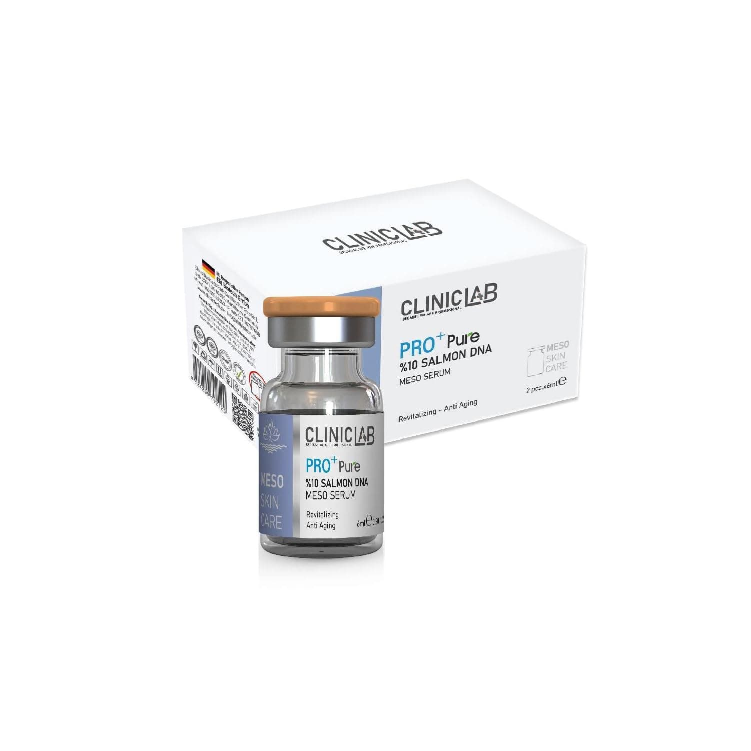 Cliniclab%10 Salmon DNA Meso Serum 6 ml x 2 adet