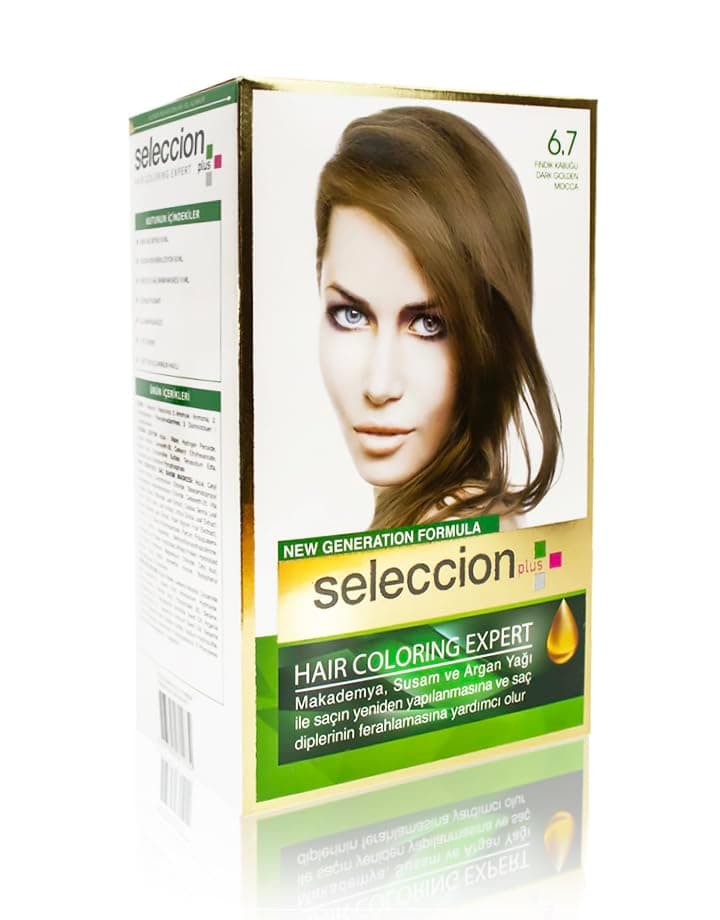 Seleccion Plus Ultra Parlaklık Sağlayan Kalıcı Saç Boyası 6.7 Fındık Kabugu