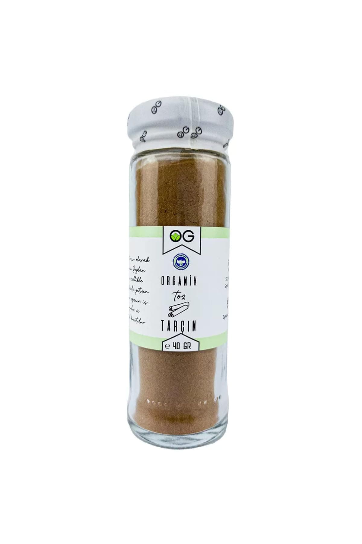 OG Organik Toz Tarçın 40 Gr