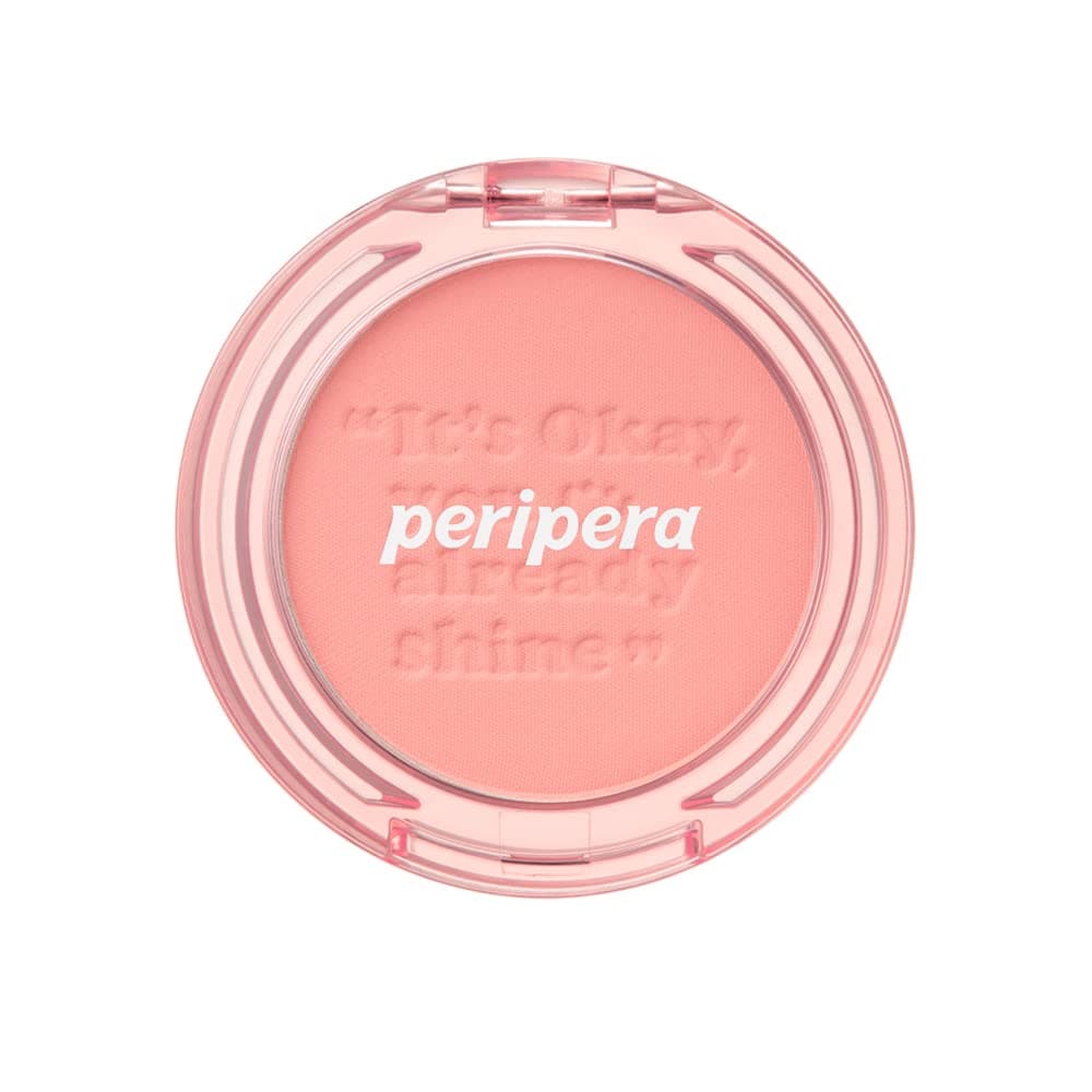Peripera Pastel Tonlarda Sebum Dengeleyici Toz Allık Peripera Pure Blushed Sunshine Cheek (01 Calm Pink)