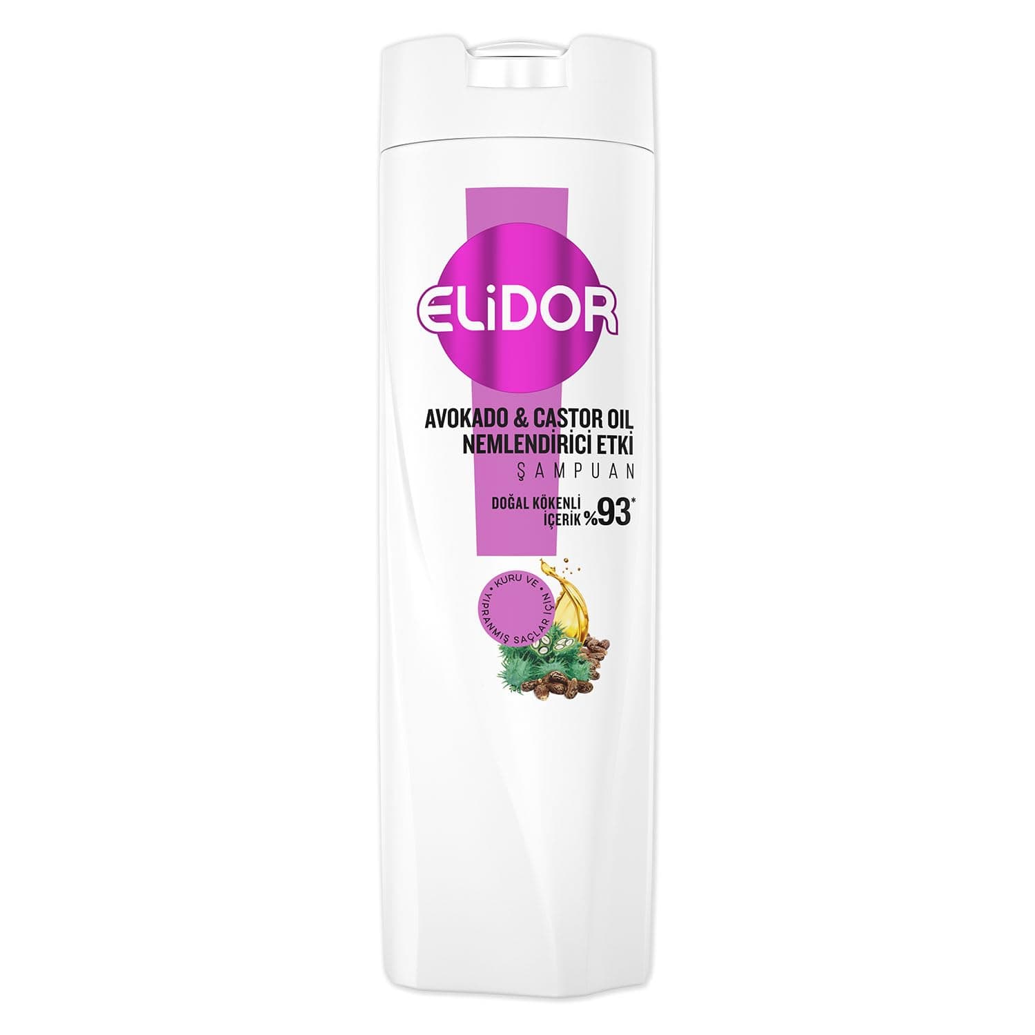 Elidor Şampuan Avokado ve Castor Oil Nemlendirici Etki 400 ml