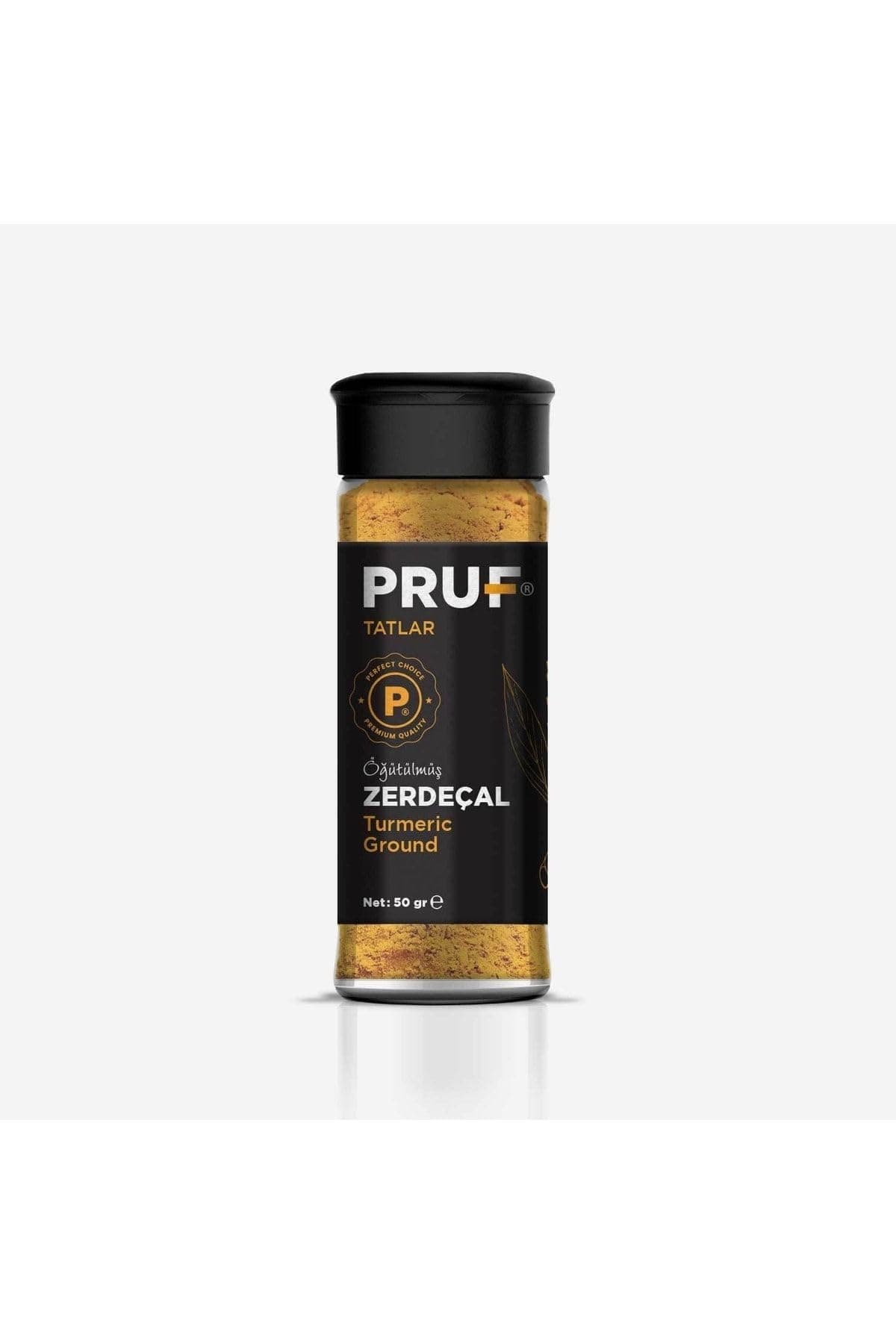 Pruf Zerdeçal Öğütülmüş 50 Gr. Cam Şişe