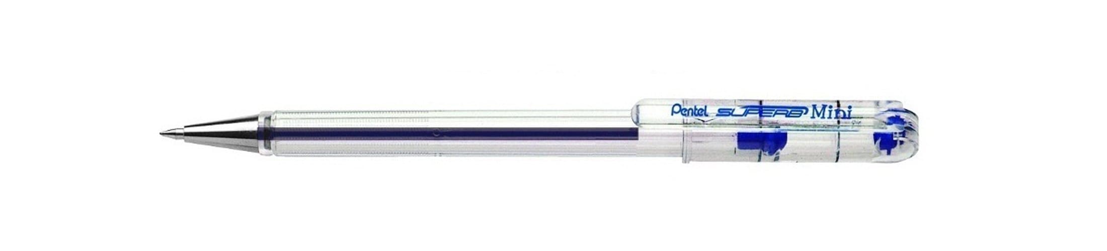 Pentel Mini 0.7 mm Yağ Bazlı Roller Kalem 12'li Kutu MAVİ