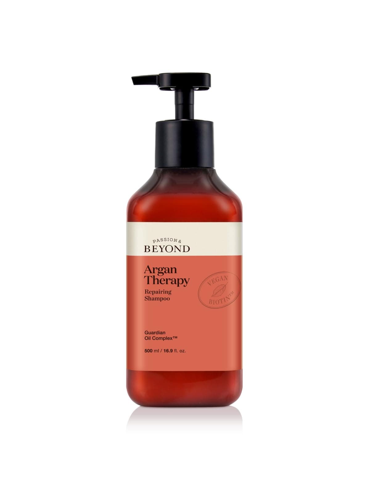 PASSION & BEYOND Argan Therapy Repairing Şampuan Vegan Protein Guardian Oil Yıpranmış Saç Onarıcı ve Besleyici 500 ml